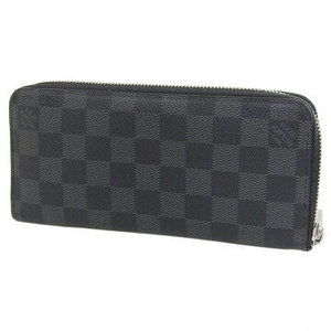 Louis Vuitton Vertical Graphite bag Zippy Damier Wallet Black